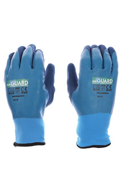 OEM Protective work gloves, 1859, for winter, knit + latex, size 10
