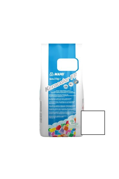 OEM Mapei Keracolor FF tile and stone joint filler, 100 white, interior / ext...