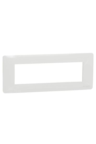 OEM Schneider Electric New Unica NU210718 рамка, 7 модула, бял, за контакт/ключ