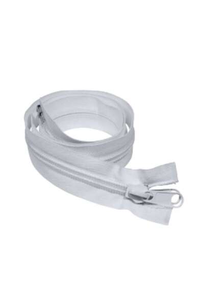 OEM Fermoar folie terasa, Cristal Flex, de cusut, alb, din poliester, 3 m