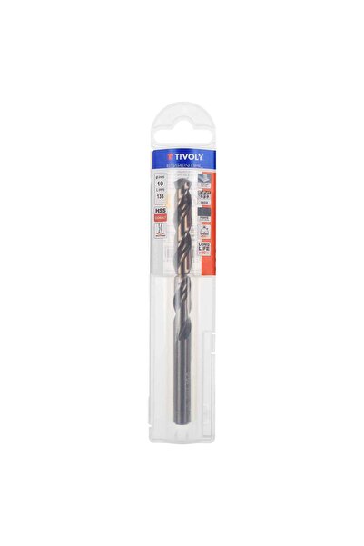 OEM Metal drill bit, HSS-CO, DIN 338, type N, Tivoly 11455041000, 10 x 87 x 1...
