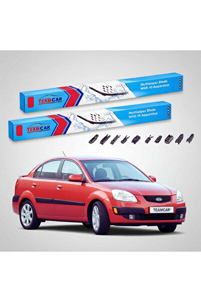 TEAMCAR Wipers Kia Rio II DE JB Sedan 2005-2011 | Front Set Flat Premium – Te...