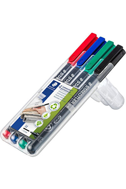 Staedtler Lumocolor Μόνιμοι Μαρκαδόροι 1mm Ανεκχρωματικοί Μαρκαδόροι M 317 WP...