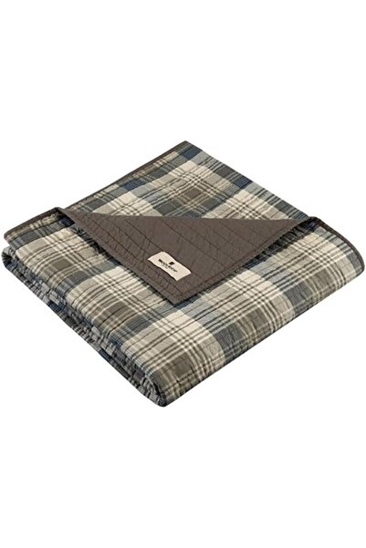 WOOLRICH Wollrich Luxury Quilted Blanket in Gray 50X70 50" X 70" Wr50-1785, C...
