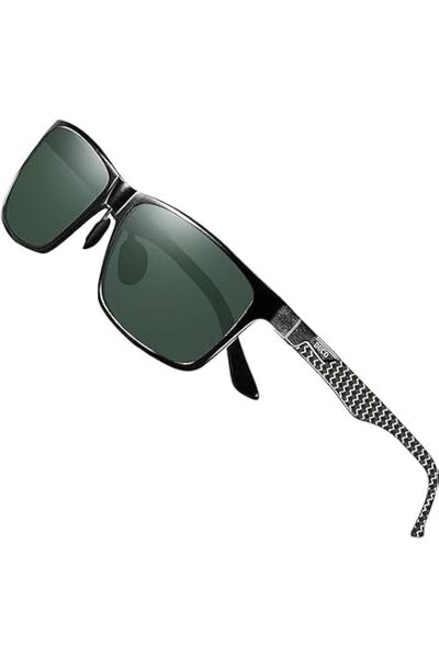 GENERAL Duco Rectangular Polarized Lens Sunglasses for Men |   Anti-Glare Sun...