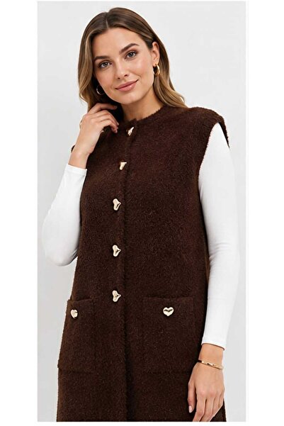 ASEZ BUTİK ZERAFETİN ADRESİ Asez Boutique Women's Soft Textured Gold Buttoned...