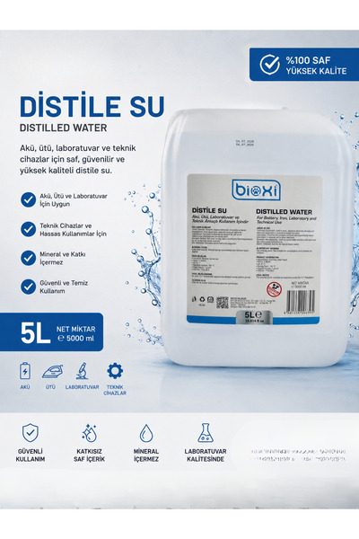 EKAMEDİKAL DİSTİLE SU 5 LT