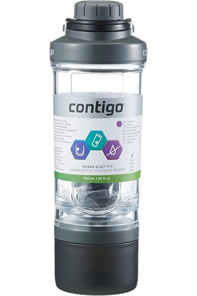 Contigo Shake And Go Fit Tasteguard Protein Shaker Bottle With Mixer Ball And...