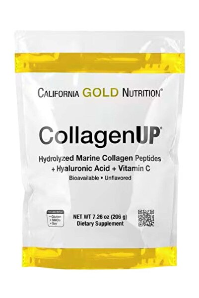 California Gold Nutrition Collagenup Marine Sourced Collagen Peptides 206G