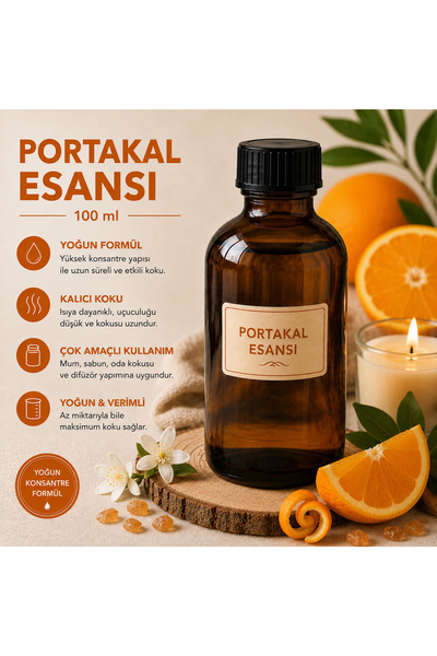 Portakal Mum Sabun Esansı 100 ml