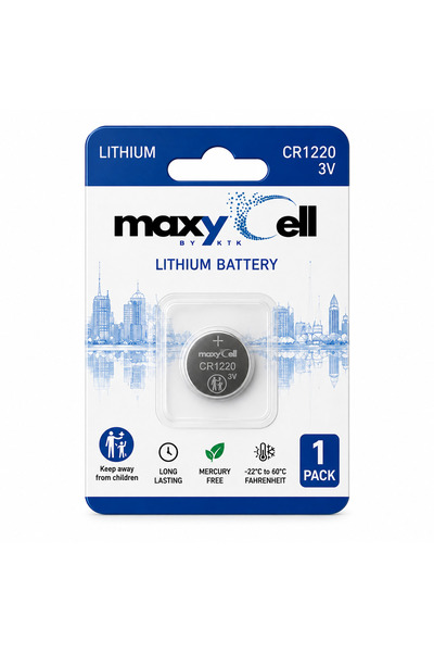 Maxycell TEKLİ CR 1220 LİTHİUM CELL 3V