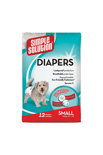 Simple Solution - Scutece catei talie mica S, 12 Buc