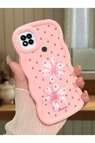 ucuc Redmi 9C/10A Uyumlu Pembe Silikon Kılıf Kamera Korumalı Darbe Emici Tasarım