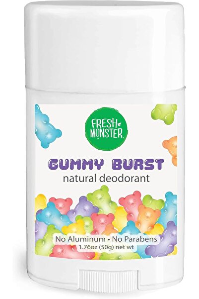 Fresh Monster Natural Deodorant for Kids & Teens, Aluminum Free, Paraben Free...