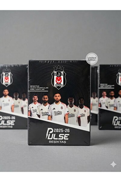 Lisinya بطاقات لاعبي كرة القدم من Pulse 2025/26، حزمة تحتوي على 10 بطاقات، بط...