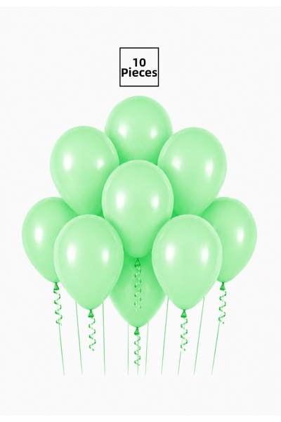 Balonsan Light Green Balloon 10 Pieces