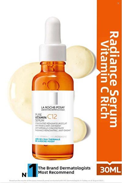 La Roche Posay Pure Vitamin C12 Skin Barrier Strengthening, Fine Line and Wri...