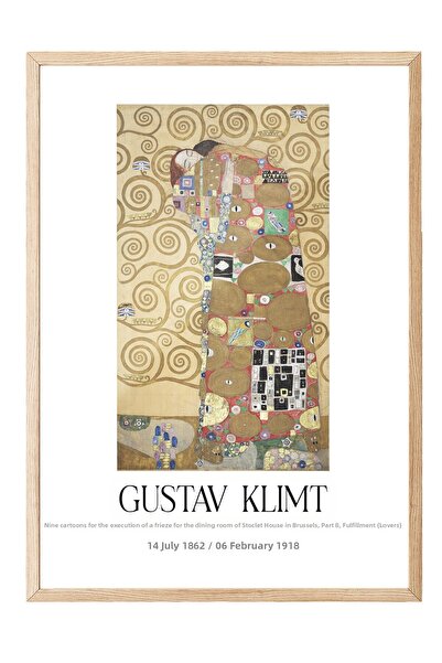 Postifull Gustav Klimt, Tablou înrămat pe lemn, Seria de artă NR:111979