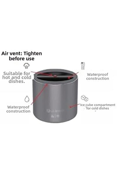 Yıldızan Tamgün Les Artistes Paris Thermal Insulated Steel Food Thermos 700ml...