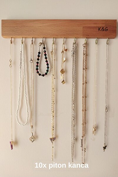 MarkamSen Jewelry Hanger & Wall Keychain Hanger & Coat Rack & Organizer & Nec...