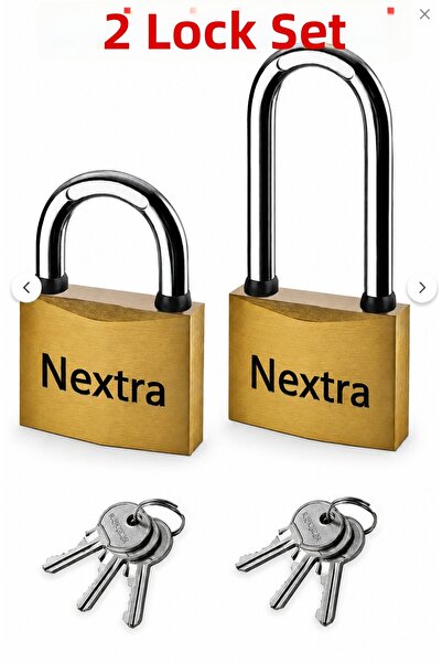 NEXTRA مجموعة أقفال مكونة من قطعتين - قفل للحقيبة وقفل حقيبة - مستلزمات عسكري...