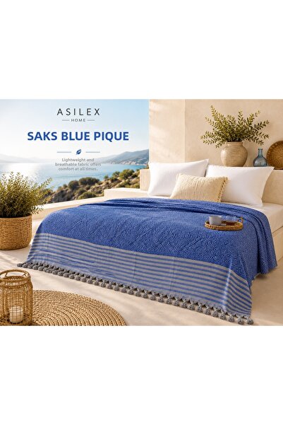 Asilex Home Collection Pătură dublă țesută Atıl Pike, 200x250 cm, din bumbac,...