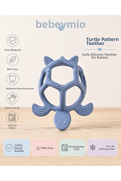Bebeye Turtle Teether Green |   Baby Teether, Teething Toy and Sensory Develo...