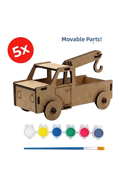 KİDOSE Demountable Wooden Towable Crane |   Assembly and Painting Set