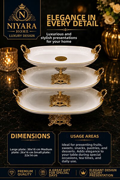 Niyara home 3-Piece Porcelain Niyara - Home - Luxury Design Elegance in Every...