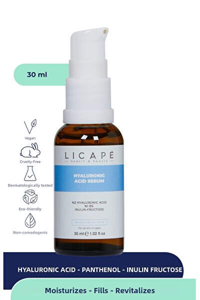 Licape سيروم الببتيد بحمض الهيالورونيك بانثينول B5 - مرطب ومفتح وممتلئ