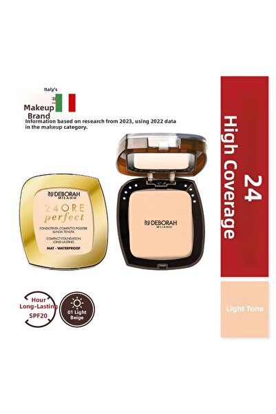 Deborah 24Ore Compact Long Lasting Foundation 01g L.Beige