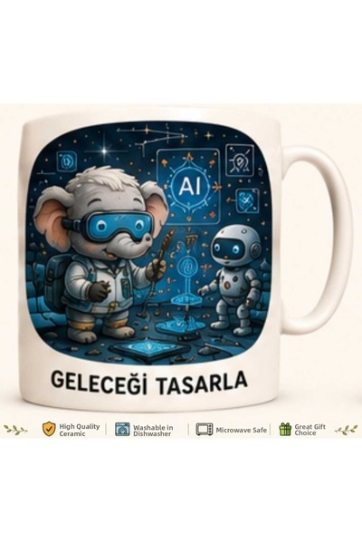 Rana İkra Art Design the Elephant's Future Mug