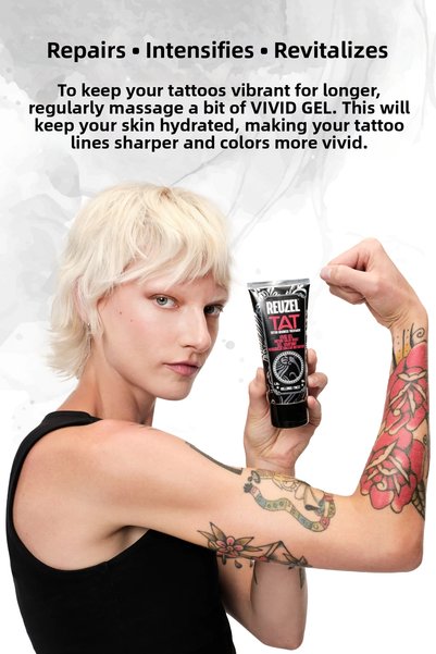 Reuzel Tat Vivid Gel Tattoo Enhancing and Brightening Gel 100 ml