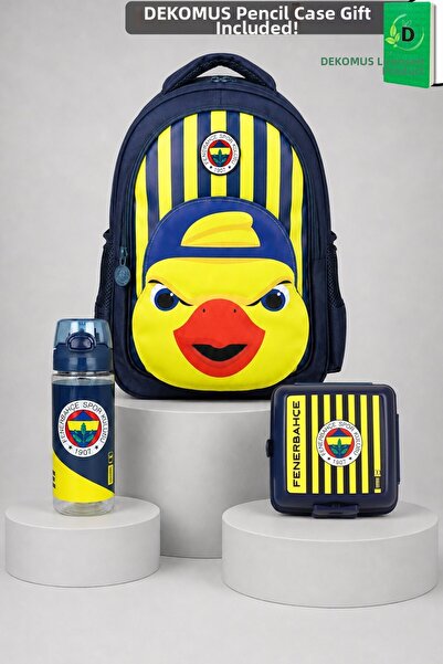 Fenerbahçe X Dekomus Licensed Yellow Collection 3D Printed Large Size School ...