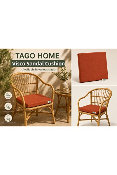 Tago Home Μαξιλάρι Καρέκλας Visco (40*40 εκ.)