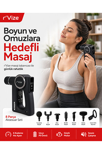 Premium 3in1 Isıtmalı Yüksek Titreşimli Masaj Aleti Bandajı ile | Sessiz ve Etkili