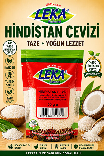 leka baharat Hindistan Cevizi Yağlı 50 g