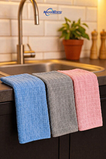 Micro Clean Missclean (3 τεμάχια) Πανί κουζίνας από μικροΐνες Εξαιρετικό απορ...