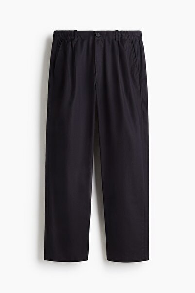 H&M Keten Karışımlı Şık Pantolon Relaxed Fit