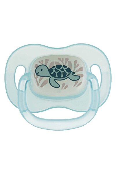 Canpol babies Suzeta rotunda din silicon 18+ LOVE and SEA, 1buc 34/902_blu