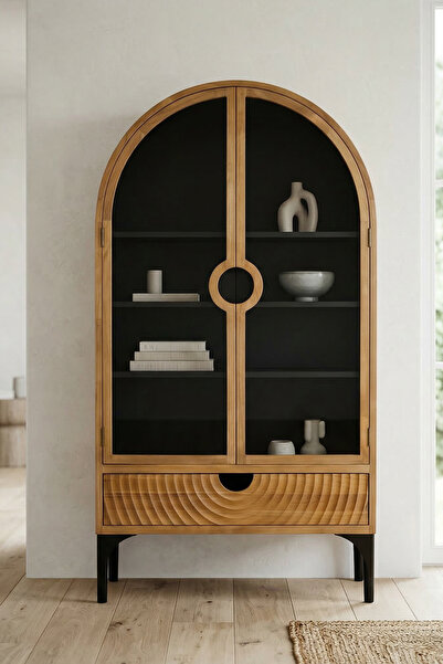 Latanwood Amour Ahşap Büfe & Vitrin