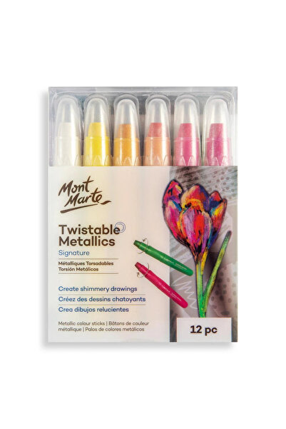 Mont Marte Twistable Metalikler 12'li Signature