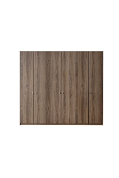 Vivense MADERA AHŞAP KAPAKLI GARDIROP, 6 KAPAKLI