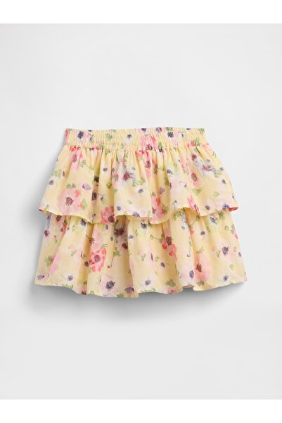 GAP Kız Çocuk Sarı Kids Katmanlı Etek