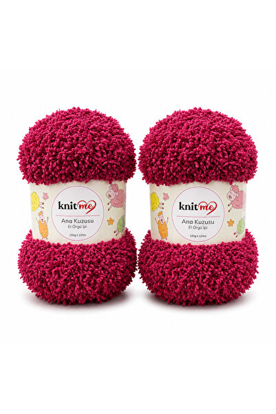 knitme خروف الأم 100 جرام 2 عبوة من خيوط الحياكة اليدوية كود 722