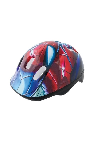divendi-ro Cască de protecție pentru copii, Spiderman, mărimea M, roșu/albastru