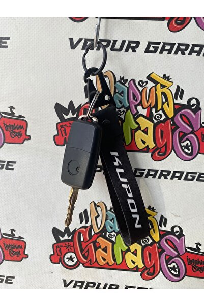 vapur garage Breloc din pânză model cupon negru