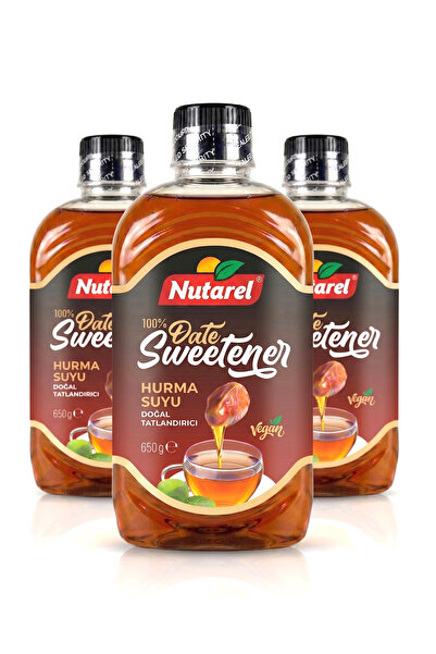 NUTAREL Hurma Suyu - %100 Doğal Tatlandırıcı 3 Adet