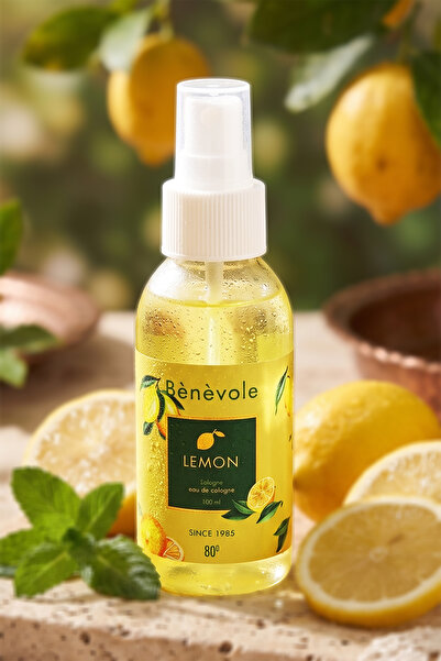 Benevole Limon 80 Derece Kolonya Serisi 100 ml | Ferahlatıcı ve Kalıcı Koku Ç...