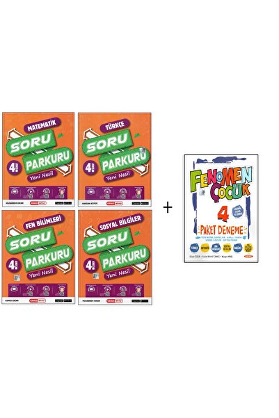 Kırmızı Beyaz Yayınları KIRMIZI BEYAZ 4. SINIF SORU PARKURU+FENOMEN PAKET DEN...